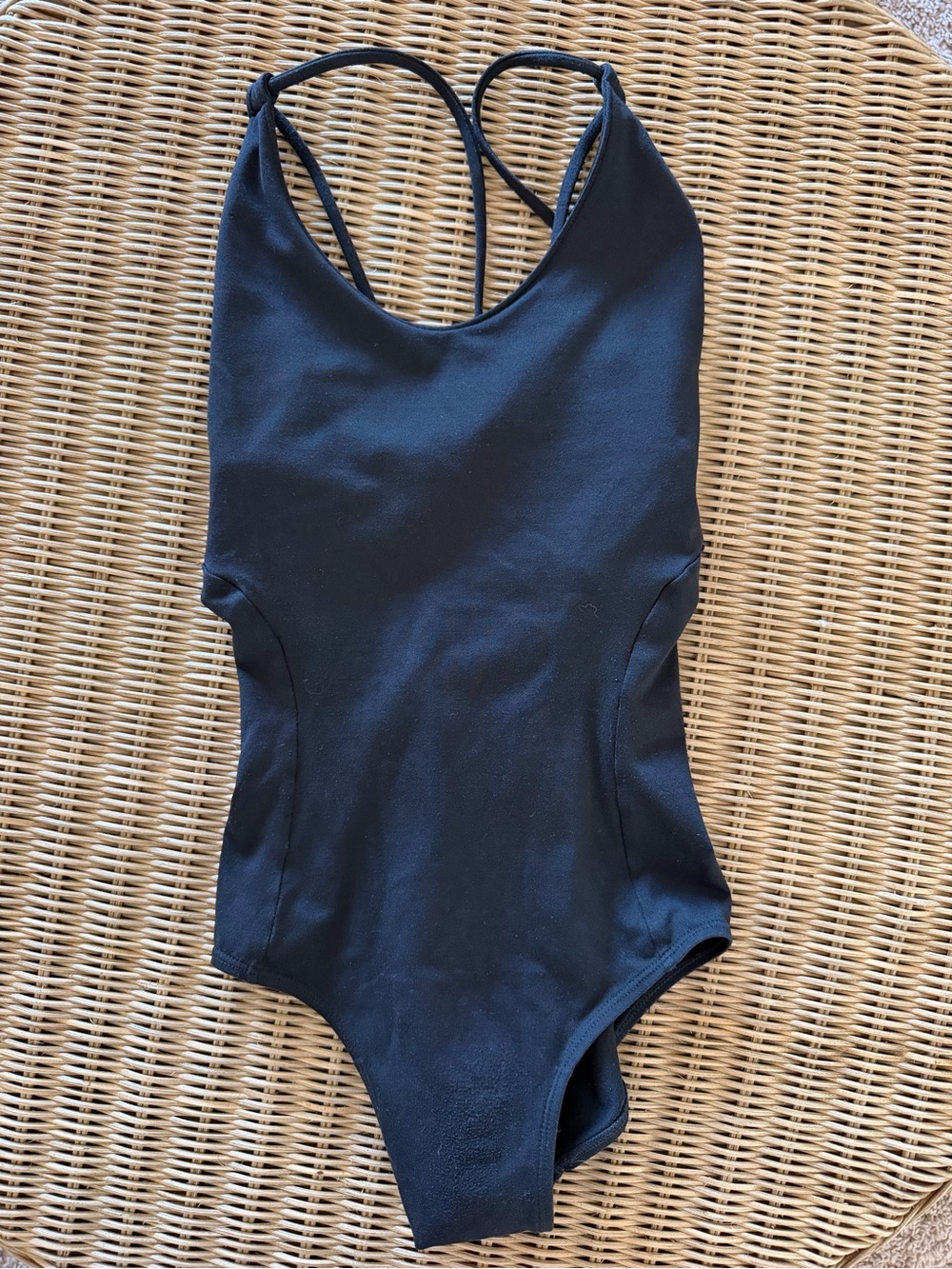 JO+JAX Black Strappy Leotard Size XXSA